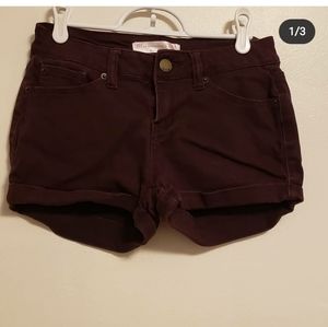 Maroon Shorts Stretchy